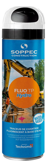 SOPPEC-Baustellenmarkierspray Fluo TP Hydro, weiß -...