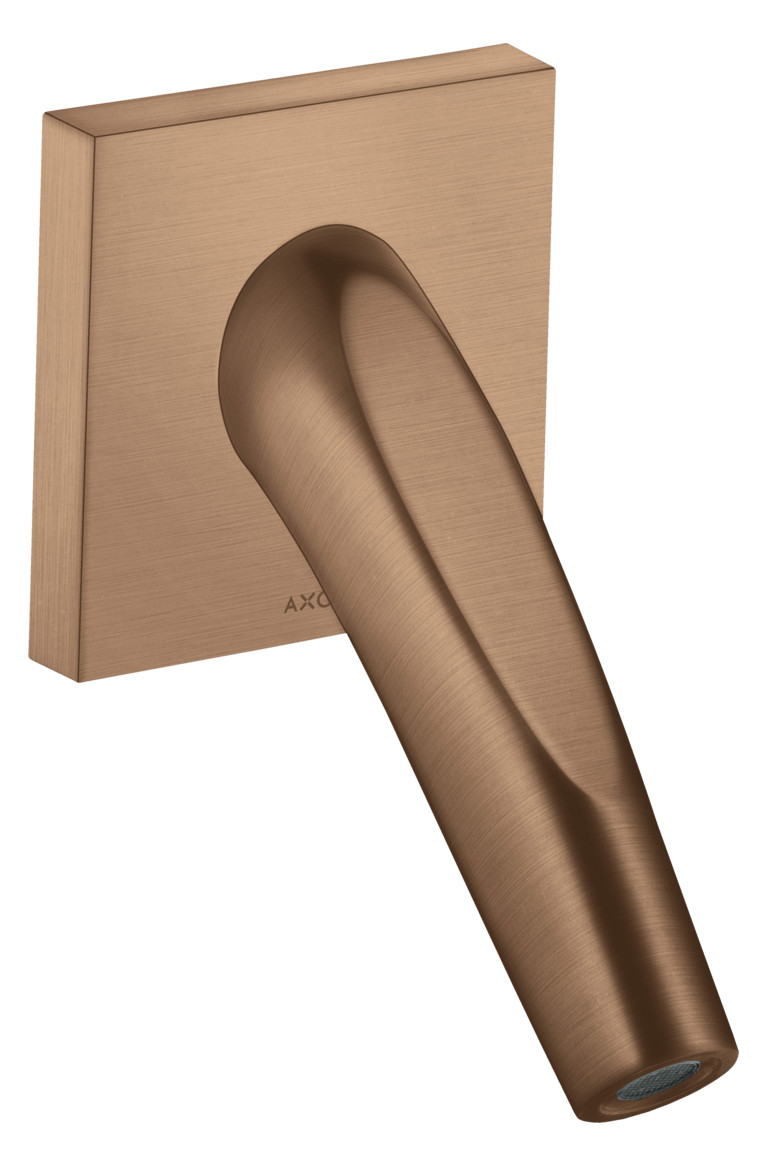 hansgrohe Wanneneinlauf Axor Starck Organic Ausladung 160mm, brushed red gold