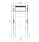 MHG Schacht-Doppelrohr Atec DN 110/160, 955 mm, konzentrisch, für Abgasleitung