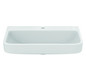 Ideal-Standard Waschtisch i.life B 65x48x18cm, mit Hahnloch, weiß antibakteriell Smart Guard