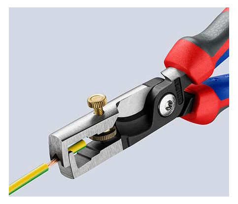Abisolierzange isol 0-10qmm 2Komp m.Drahtschneid Mit Drahtschneider