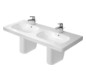 Duravit Halbsäule D-Code 24,5x26,8cm, weiß