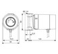 Grundfos Zirkulationspumpe Comfort 15-14 BU PM, Rp 1/2, 230 V, Dach