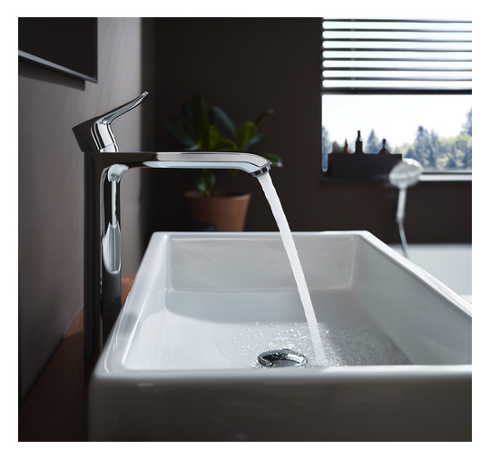 hansgrohe Waschtisch-Einhebelmischer 260 Metris mit Zugstangen-Ablaufgarnitur, chrom