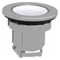 Drucktaster Front 1f ws bel.b Ø30,5mm rnd Geeignet für Beleuchtung IP66