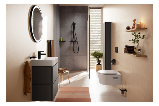 hansgrohe Wand-WC EluPura Original S mit WC-Sitz, weiß, ohne HygieneEffect und SmartClean