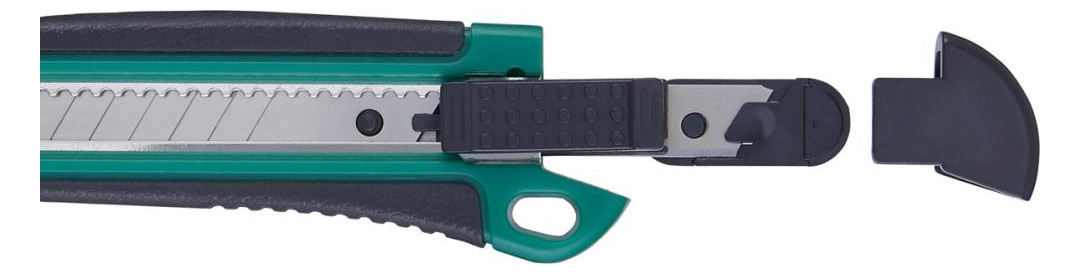 Bild Cuttermesser Kunststoff 9mm mit 3 Klingen FORTIS-2