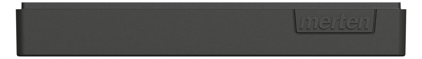 Rahmen 3f anth glz D-Life Kst f.GEB-K Unterputzmontage Thermopl