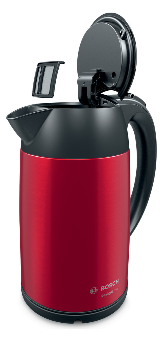 Wasserkocher 1,7l Edst DesignLine 2400W rt Anzeige:außen m.Sieb