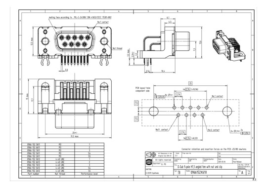 HART D-Sub-Buchsenleiste     09661526611 