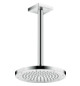 hansgrohe Kopfbrause EcoSmart plus Axor Decken- oder Wandmontage, 245mm, 1jet, chrom