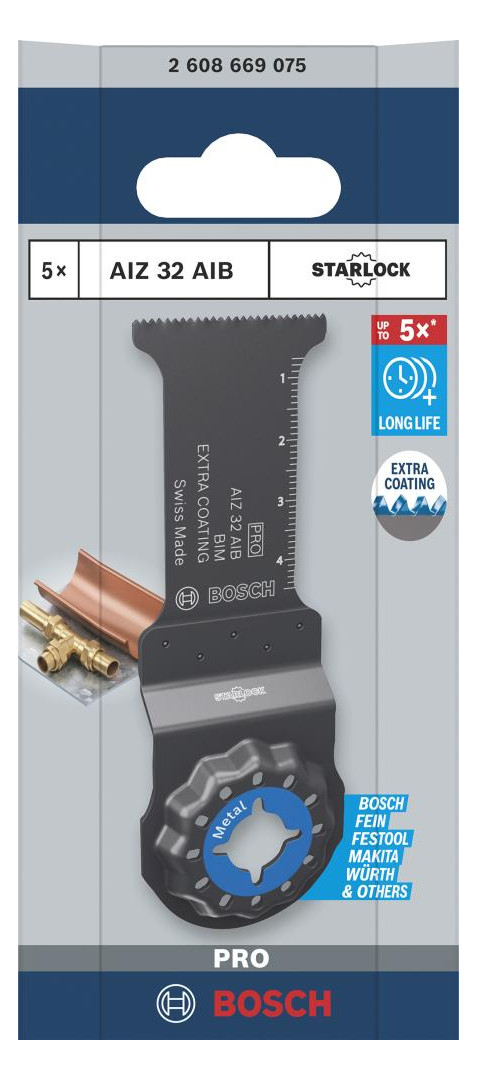 Bild Tauchsägeblatt BiM 32x50mm, AIZ 32 AIB S tarlock 5-tlg. BOSCH-1