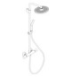 hansgrohe Showerpipe ACT S 1jet mit Thermostat, EcoSmart+, 6 l/min, mattschwarz