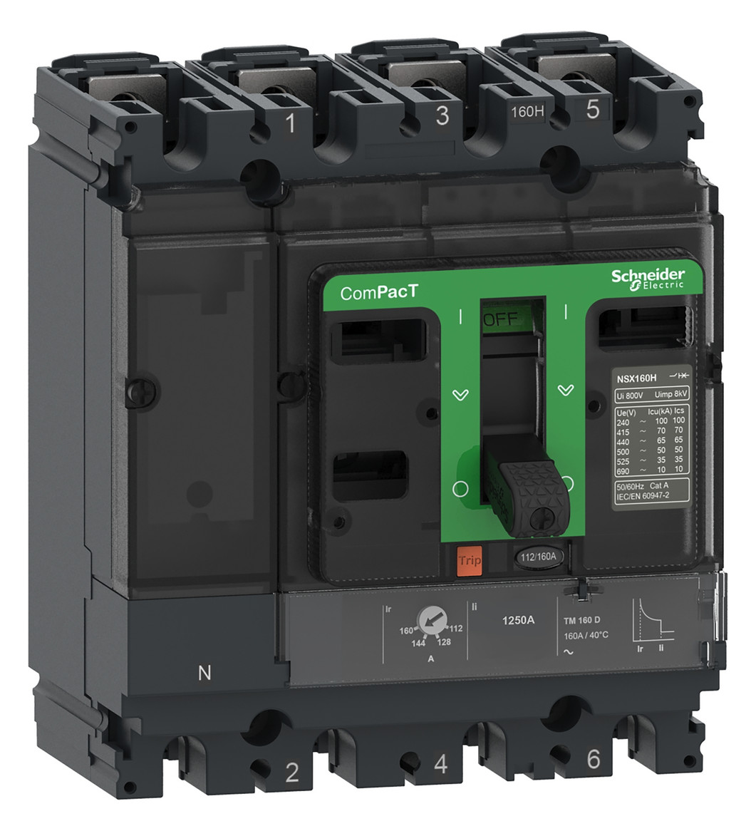 Leistungsschalter 16A 4p m.UnterSpgsausl Mit integriertem Unterspannungsauslöser