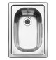 Blanco Einbau-Becken TOP EE 33 x 47 x 15 cm, Edelstahl, ohne Ablauffläche