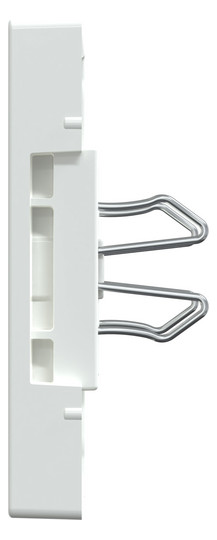 Zentralplatte USB 2f akws Klemmbef m.Aufdr aktivweiß