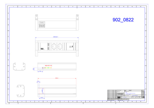 Bachmann DESK 2xCH 1xUSB C 30W  902.0822 