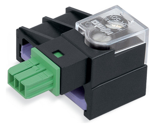 Flachleitungsadapter Serie 893 2p 50V 3A sw Abgriff Schraub