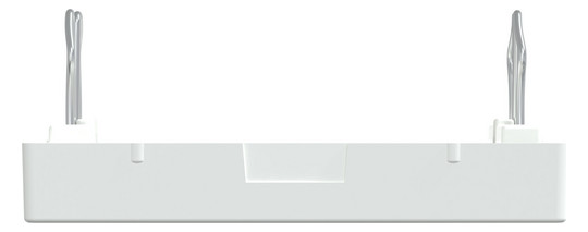 Zentralplatte USB 2f akws Klemmbef m.Aufdr aktivweiß
