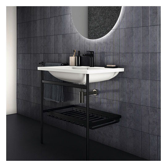 Ideal-Standard Möbel-Waschtisch i.life B 81x51x18cm, mit Hahnloch/Überlauf, weiß