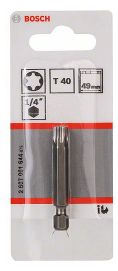 Bit TX40 L=49mm 6,4mm(1/4) 1/4Zoll