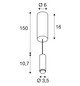 SLV LALU , Pendelleuchte, Led    1007520 