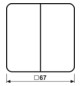Wippe Serien Schalter CD aws glz