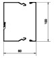 Leitungsführungskanal ST 60x100x2000mm vz hfr LF-K 5025qmm