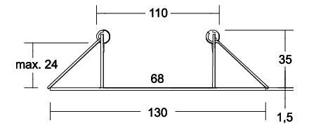 Reduzierring sw ST Ø130mm