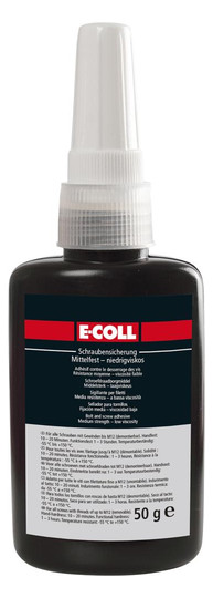 E-COLL-Schraubensicherung, mittelfest-mittelviskos - 50 ml