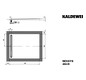 Kaldewei Duschwanne NEXSYS 2619 100x120cm, bodeneben, manhattan