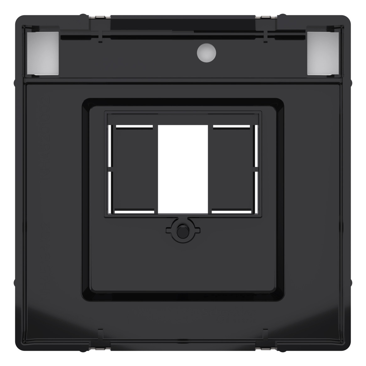 Zentralplatte TAE 3f System Design ni Schraubbef m.Beschr.Feld
