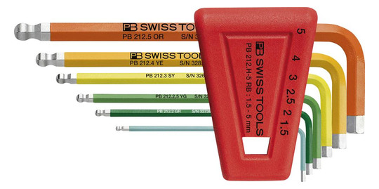 PB SWISS TOOLS-Kugelkopf-Winkelschraubendreher -Satz,...