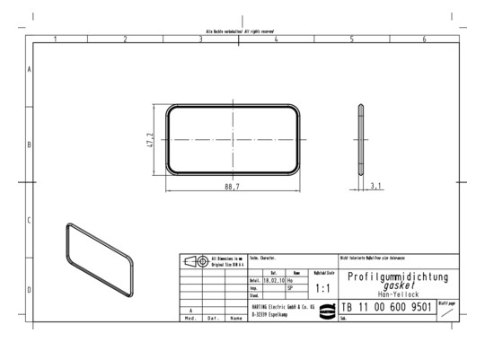 HART Profildichtung 60       11006009501 