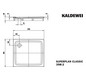 Kaldewei Duschwanne SUPERPLAN CLASSIC 398-2 80x100x2,5cm, mit Träger, Vollantislip, bahamabeige