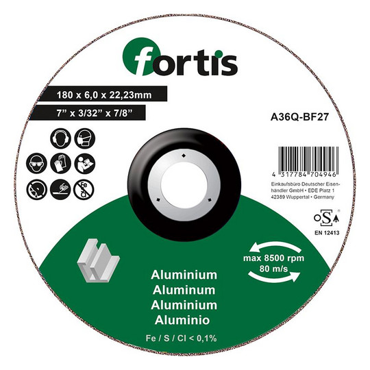 fortis-Schruppscheibe ALU-NE - 180x6,0mm