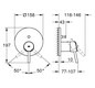 GROHE Fertigmontageset Concetto UP-Wannen-Einhebelmischer, chrom
