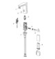 Infrarot-Waschtisch-Armatur HANSAELECTRA chrom, Batteriebetrieb, Ausladung 123mm