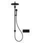 hansgrohe Fertigmontageset Axor One UP-Thermostatmodul, 3 Verbraucher, mattschwarz