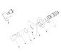 Dornbracht Fertigmontageset xTOOL UP-Thermostat, ohne Mengenregulierung, 3/4", Platin