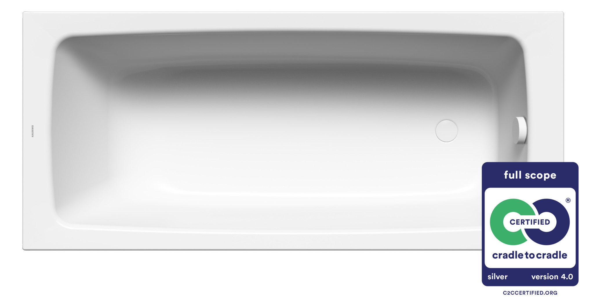 Kaldewei Badewanne CAYONO 750 170x75cm, Standard, weiß