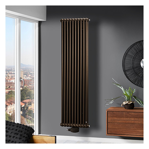 Bemm Laser-Röhrenradiatoren Mera Bauhöhe 1800mm, Eckform, 6 Elemente, BT 101 mm