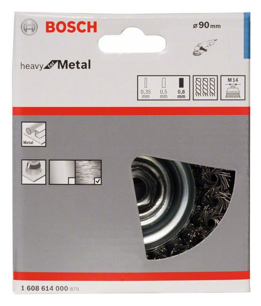 Topfbürste Ø90mm Drahtbürste