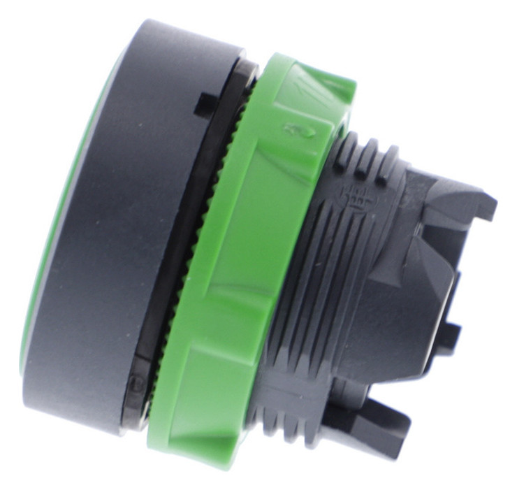 Drucktaster Front 1f gn Ø22mm rnd IP66 Tastend