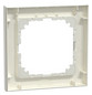 Rahmen 1f polws glz M-Pure Kst f.GEB-K Unterputzmontage Thermopl