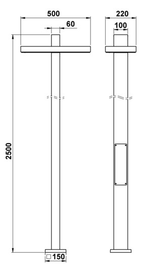 Albert Mastleuchte Typ Nr. 0863 - 680863 