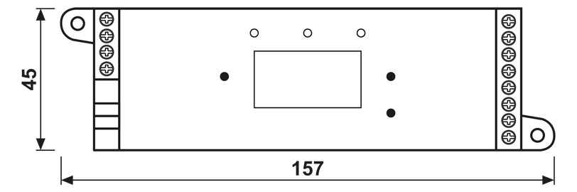 Dimmaktor KNX 100-480W Einb 5Ausg Vor Ort-/Handbedienung
