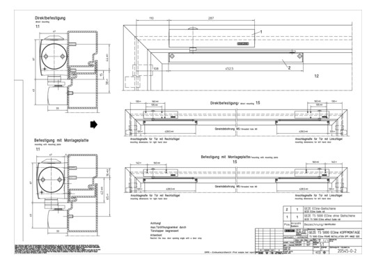 GEZE Geze TS5000 Ecline ws Ral    143641 
