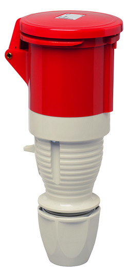 CEE-Kupplung 5p 63A IP44 IP44 400V/rt 6h Schraubkl ger Kst Verschraubung