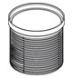 TECE Aufsatzstückverlängerung TECEdrainpoint S mit O-Ring Dichtung, Kunststoff ABS